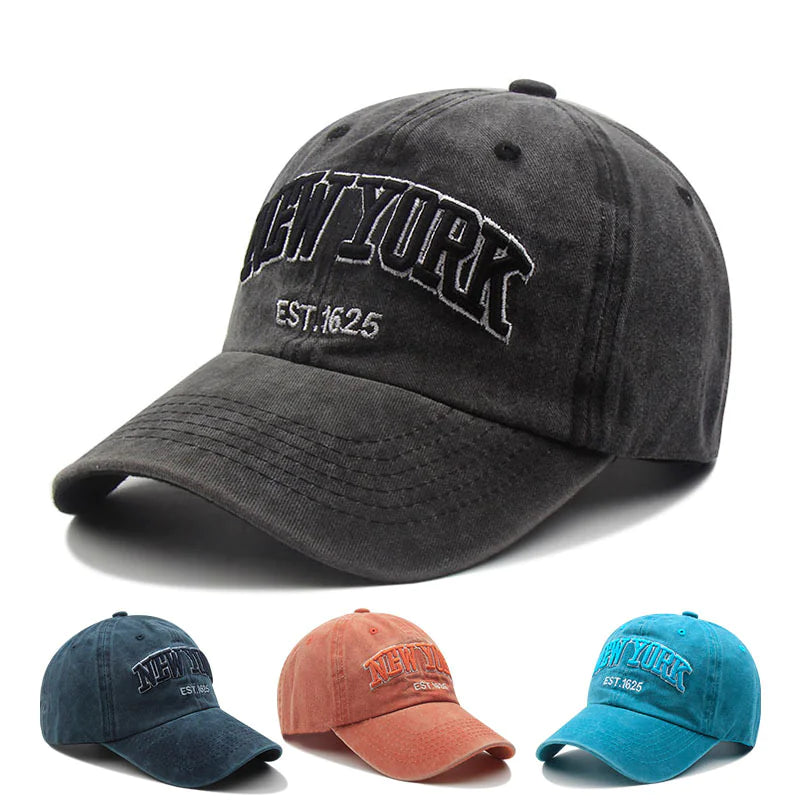 New York Washed Cotton Baseball Cap