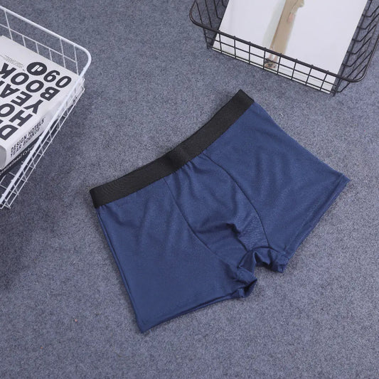 Breathable Soft Milk Silk Men's Boxer Underpants
