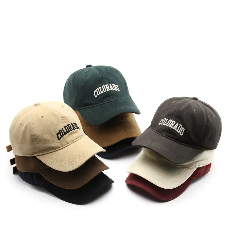 Japanese Retro Style Female Embroidered Baseball Cap