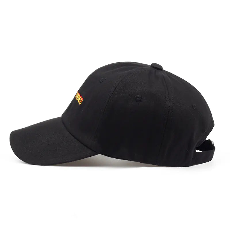Embroidered Positive Vibes Baseball Cap