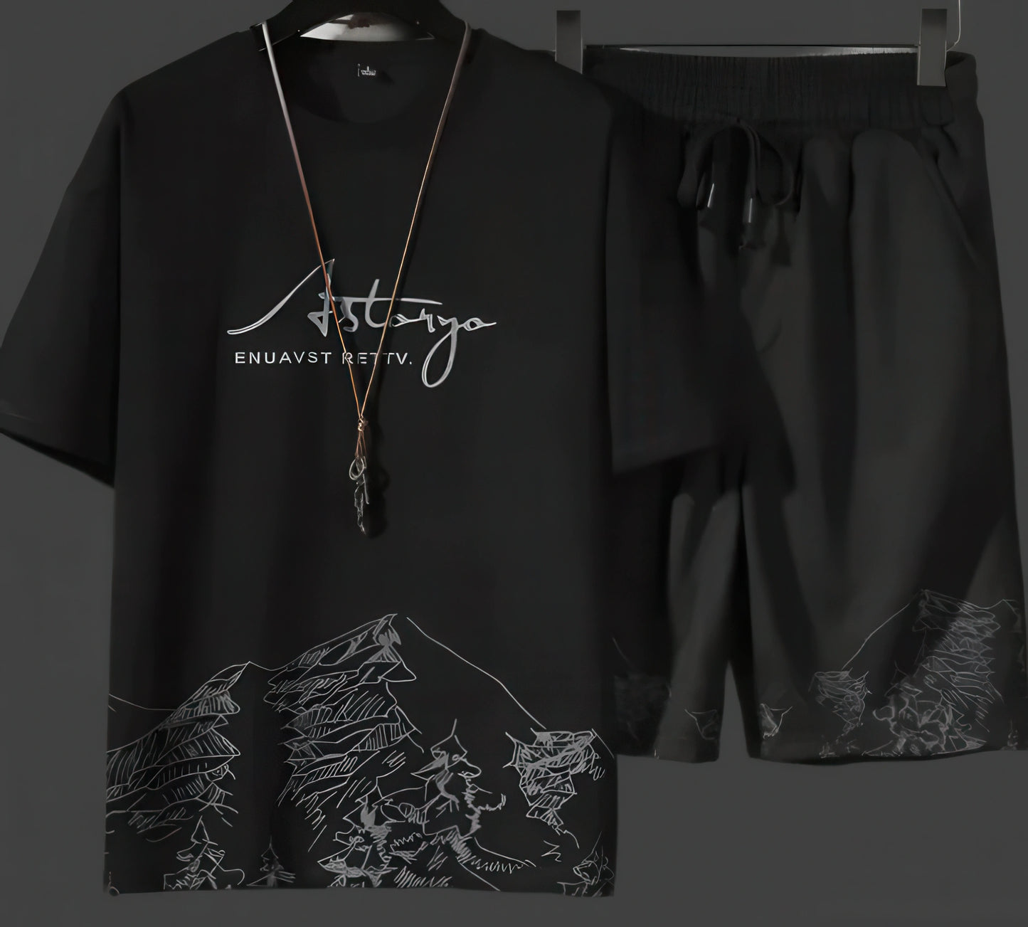 Men's Loose Shorts Set