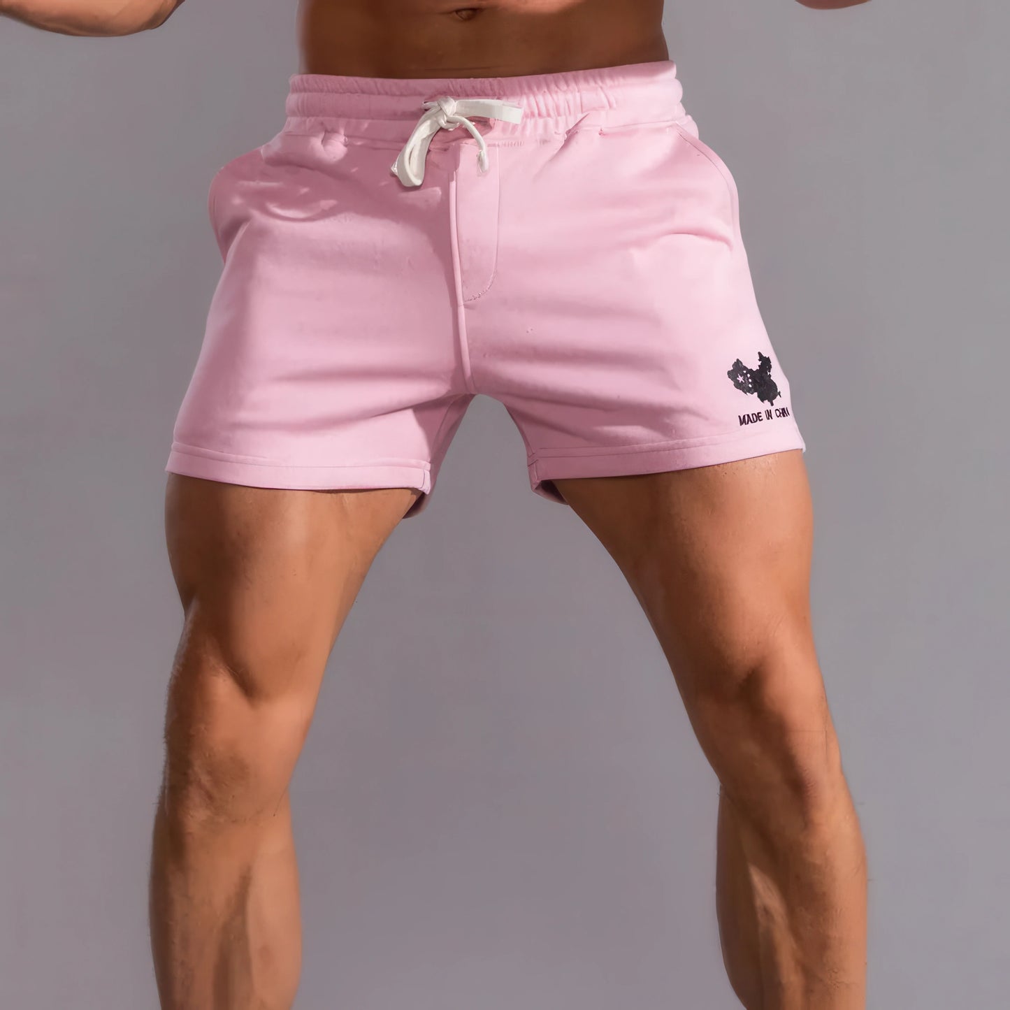 Men's Cotton Sports Shorts - Trendy Running Gym Shorts