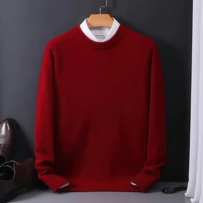 Men's Loose Oversized Round Neck Knit Sweater