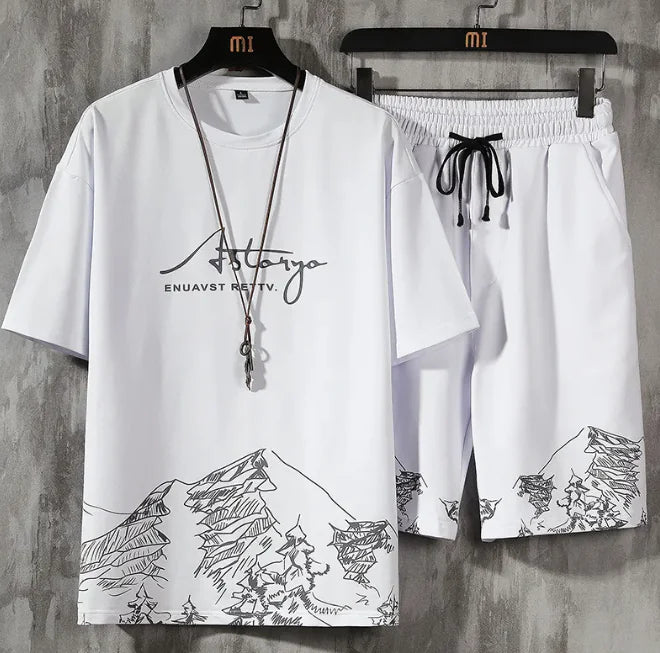 Men's Loose Shorts Set