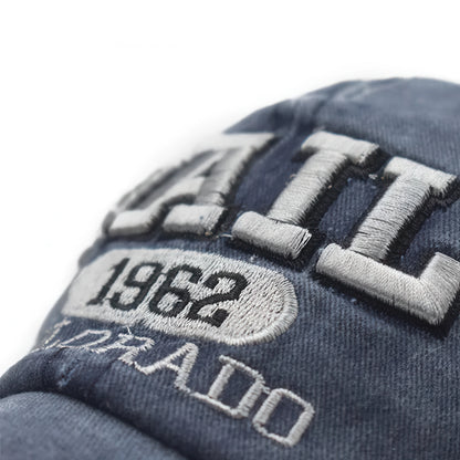 Vintage 1962 Embroidered Cotton Baseball Cap