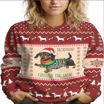 Couple's Christmas Deer Print Sweatshirts for Fall