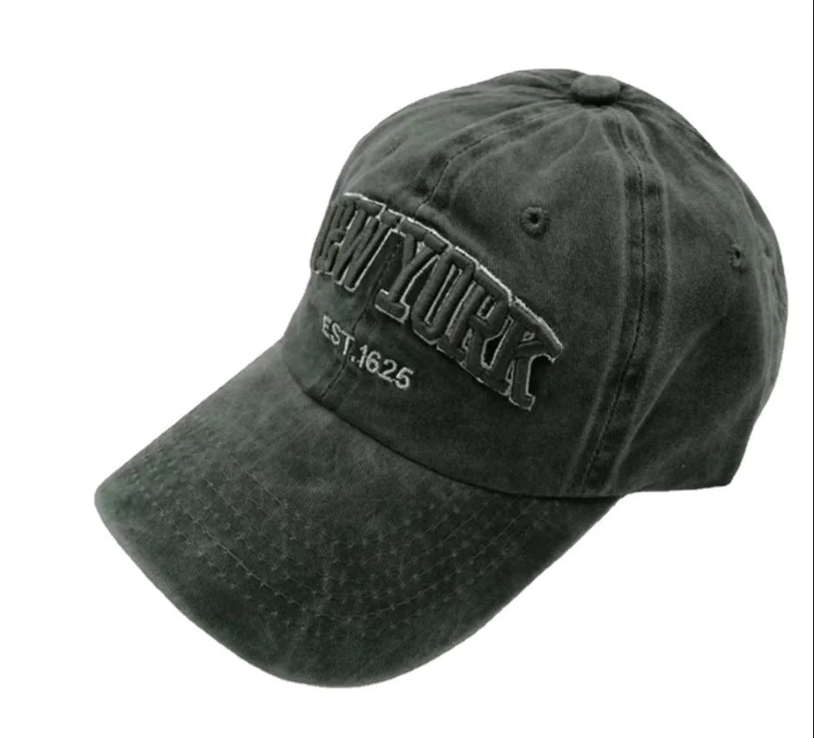 New York Washed Cotton Baseball Cap