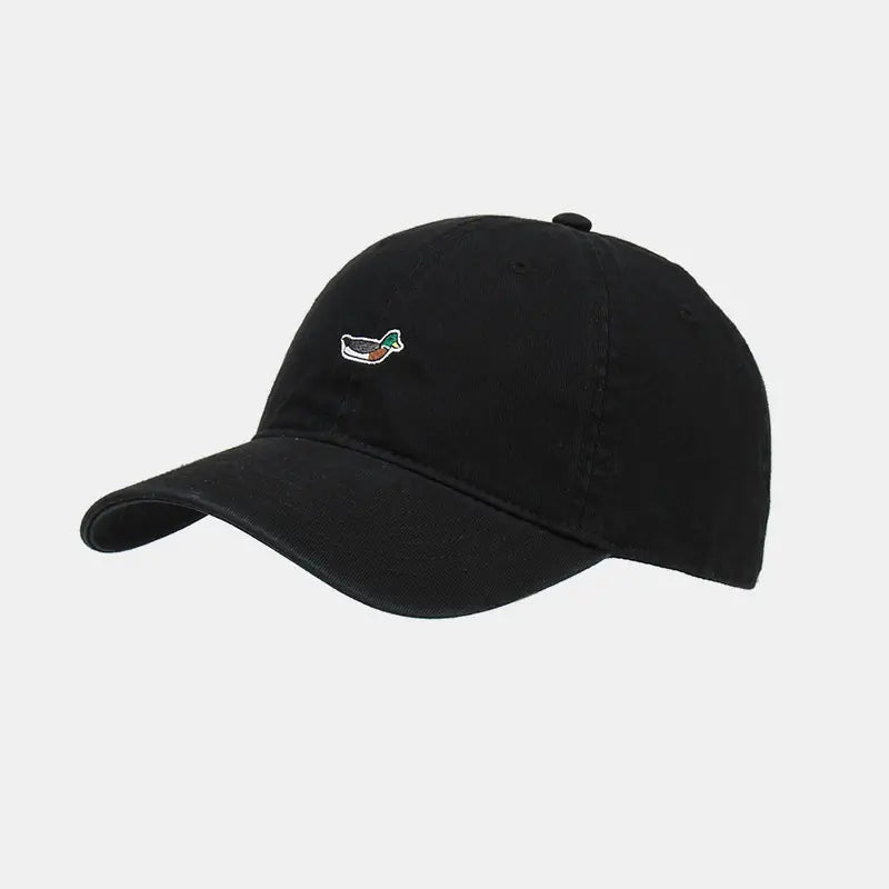 Spring Cotton Cartoon Duck Embroidery Baseball Cap