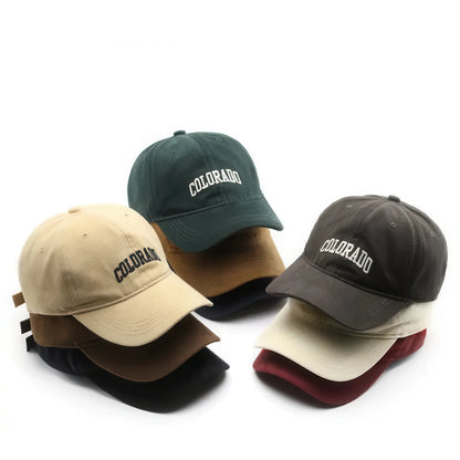 Japanese Retro Style Female Embroidered Baseball Cap