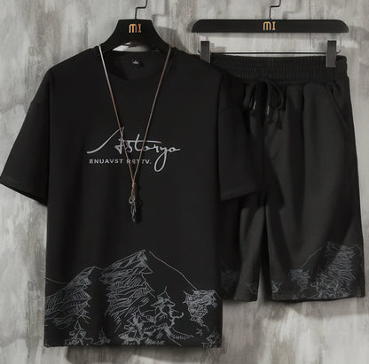 Men's Loose Shorts Set