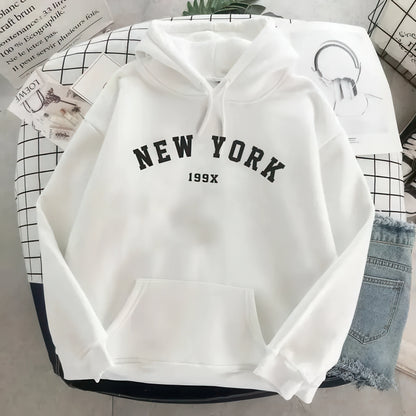 New York Velvet Winter Sweatshirts in Fresh Colors