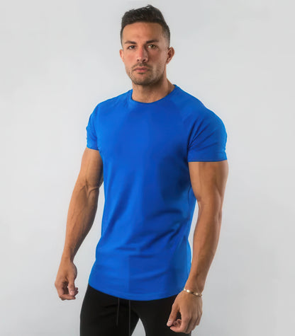 Summer Fitness Solid T-Shirt