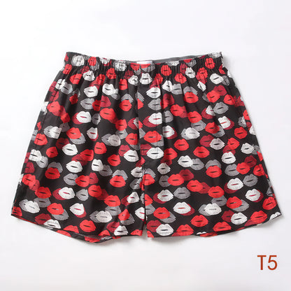 Men's Plus Size Loose Cotton Arrow Underpants