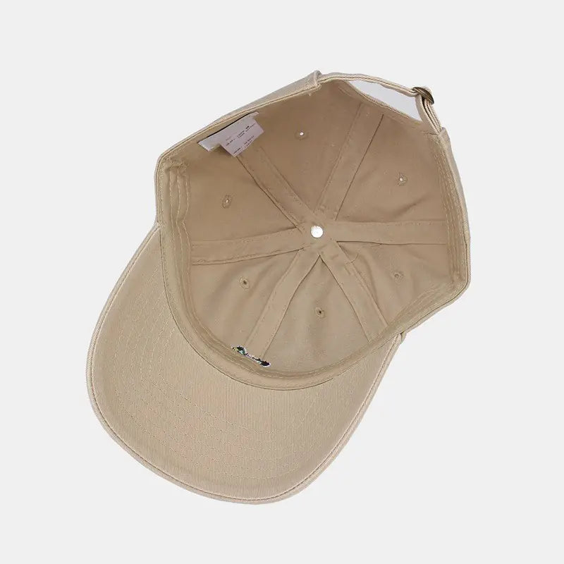 Spring Cotton Cartoon Duck Embroidery Baseball Cap