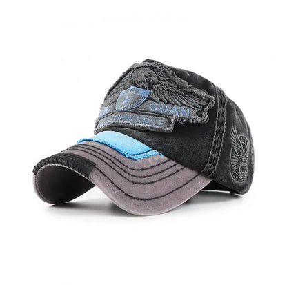 Vintage Washed UV-Protection Baseball Cap