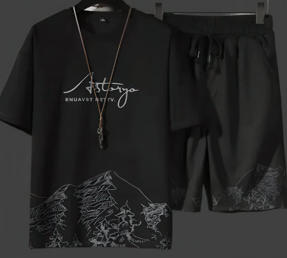 Men's Loose Shorts Set