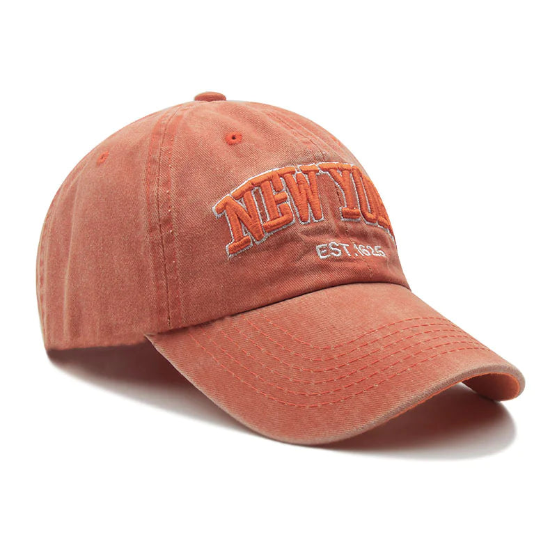 New York Washed Cotton Baseball Cap