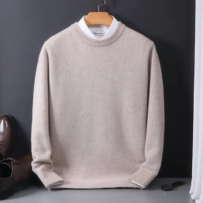 Men's Loose Oversized Round Neck Knit Sweater