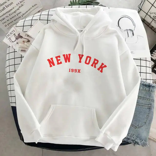 New York Velvet Winter Sweatshirts in Fresh Colors