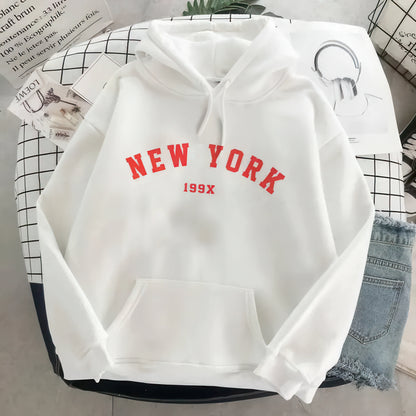 New York Velvet Winter Sweatshirts in Fresh Colors