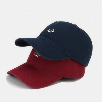 Spring Cotton Cartoon Duck Embroidery Baseball Cap