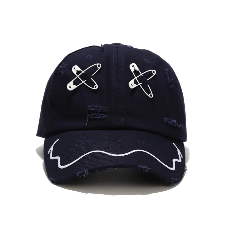 Men's Trendy Embroidered Baseball Cap with Shade
