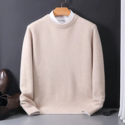 Men's Loose Oversized Round Neck Knit Sweater