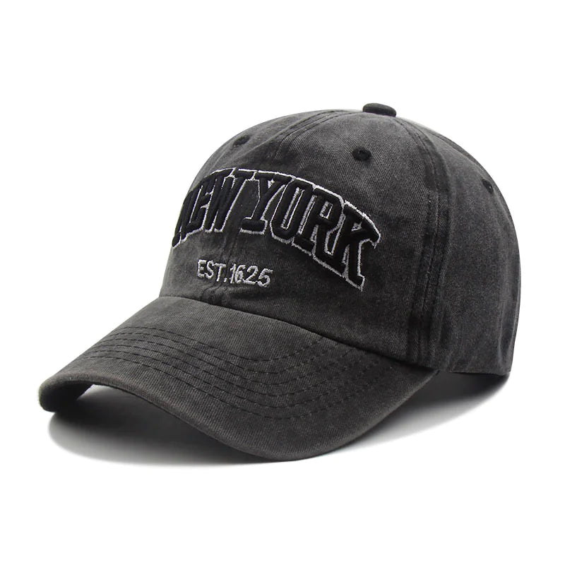 New York Washed Cotton Baseball Cap