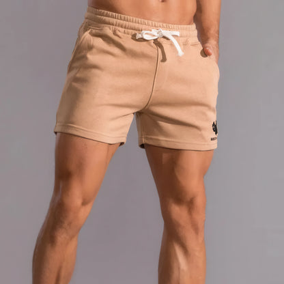 Men's Cotton Sports Shorts - Trendy Running Gym Shorts