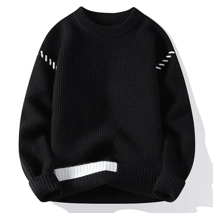 Thickened Round Neck Sweater for Men