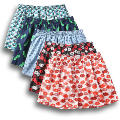 Men's Plus Size Loose Cotton Arrow Underpants