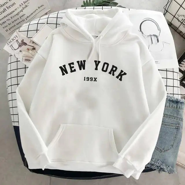 New York Velvet Winter Sweatshirts in Fresh Colors