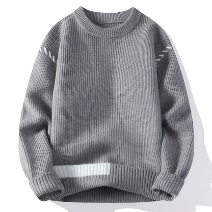Thickened Round Neck Sweater for Men