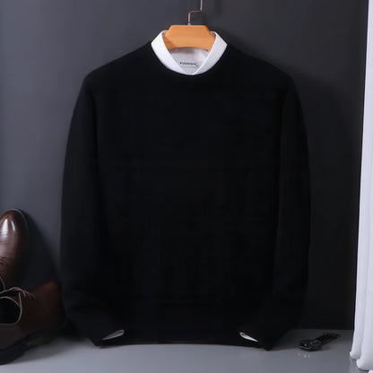 Men's Loose Oversized Round Neck Knit Sweater