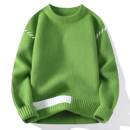 Thickened Round Neck Sweater for Men
