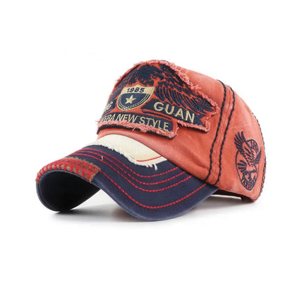 Vintage Washed UV-Protection Baseball Cap